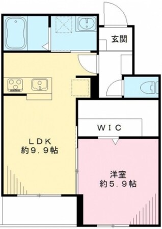 アルム深沢の物件間取画像